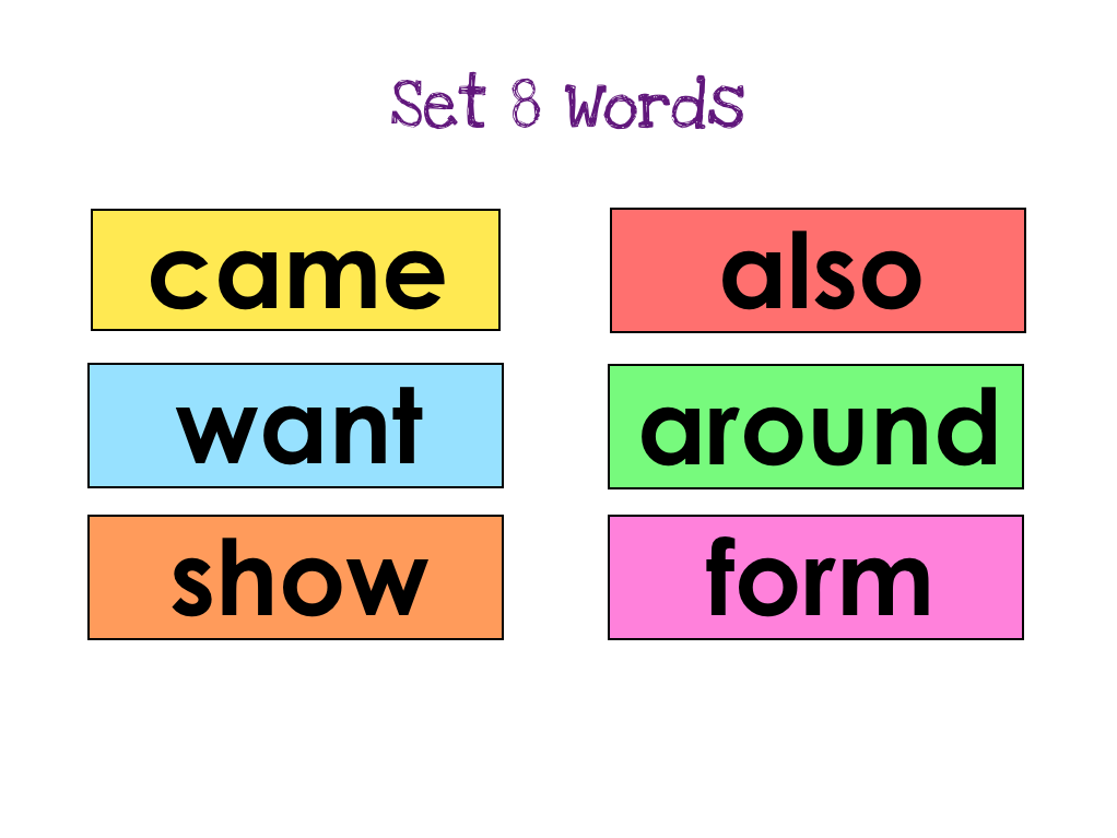 Sight Word Tools | List B Assessments