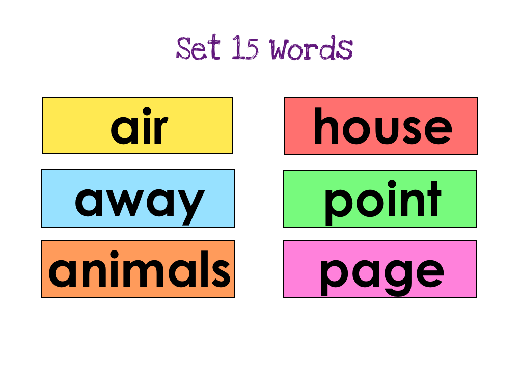 Sight Word Tools | List B Assessments